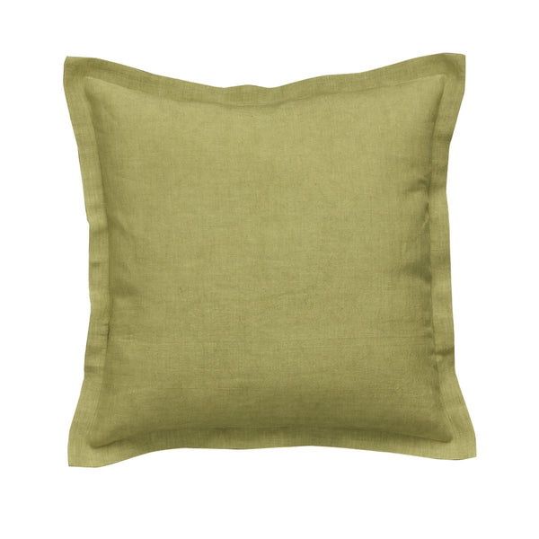 LINEN PILLOW COVER 18" - PEAR