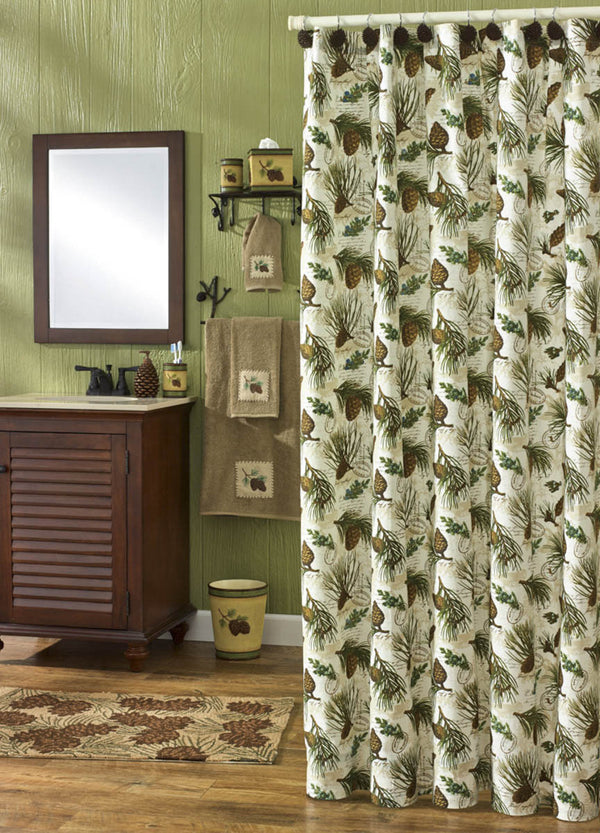 WALK IN THE WOODS SHOWER CURTAIN