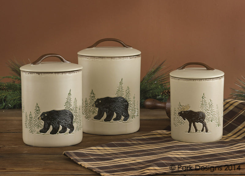 RUSTIC RETREAT CANISTER SET