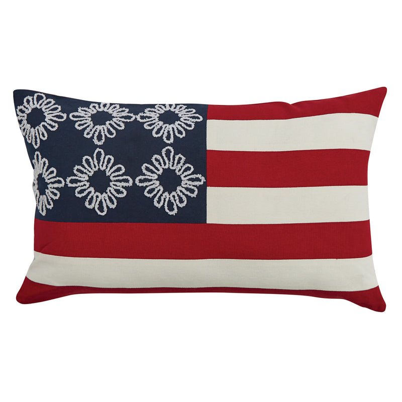 FLAG 12" X 20" PILLOW COVER