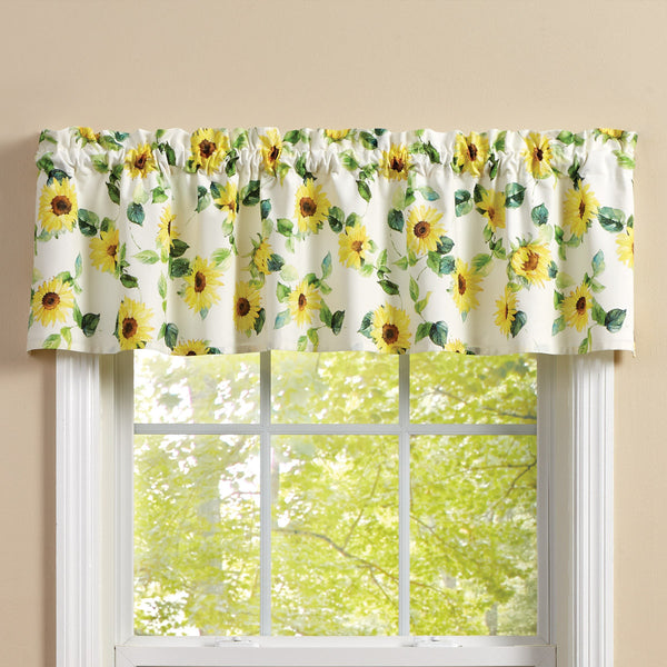 FOLLOW THE SUN LINED VALANCE 14" L