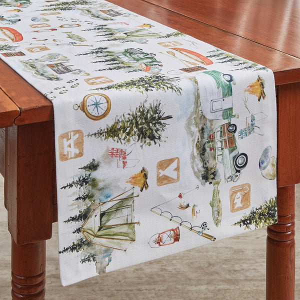 CAMPING TABLE RUNNER 36" L