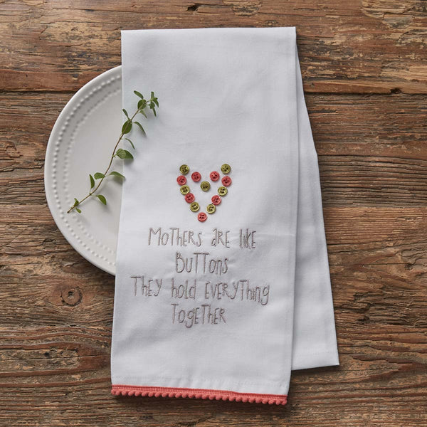 MOTHER'S ARE LIKE BUTTONS DISHTOWEL