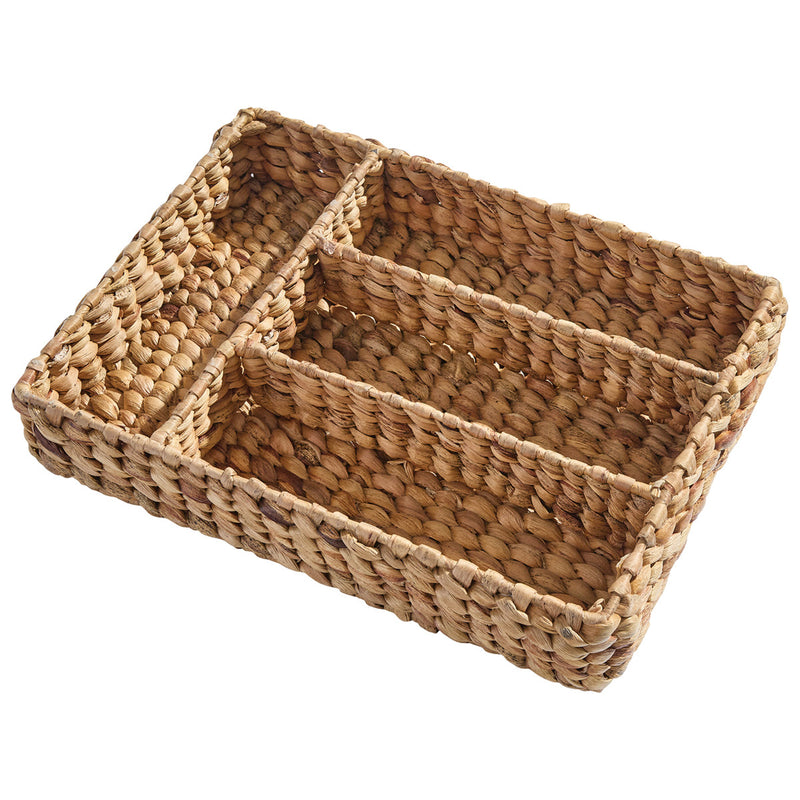 WATER HYACINTH CUTLERY BASKET