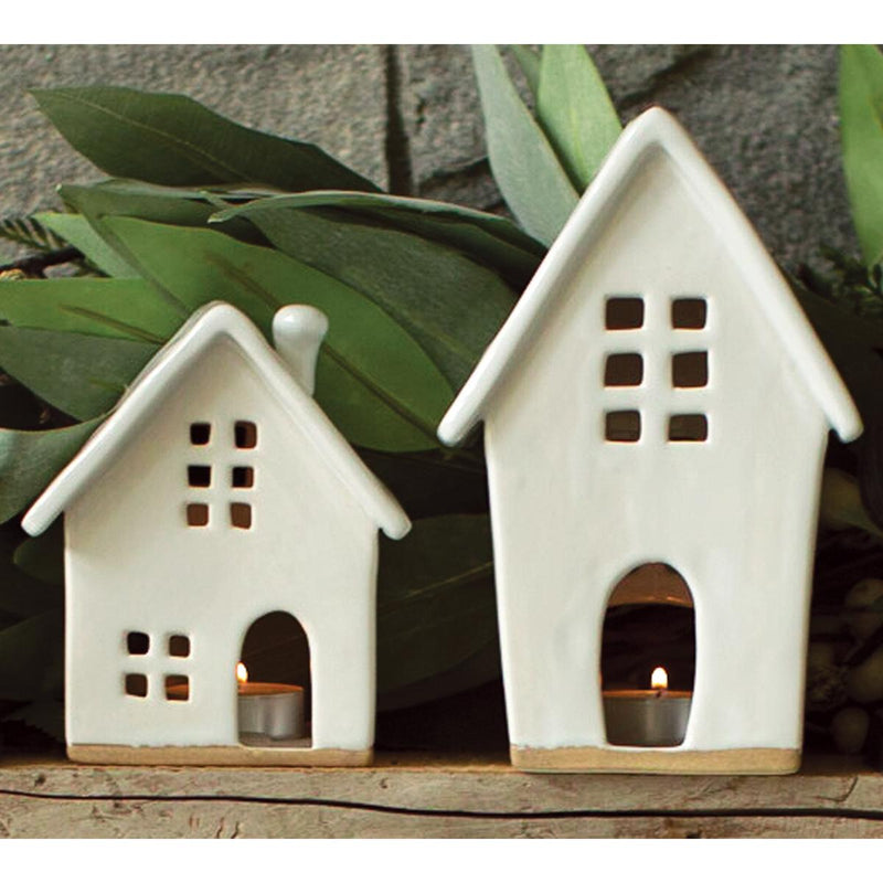 CERAMIC TEALIGHT HOUSE - SMALL