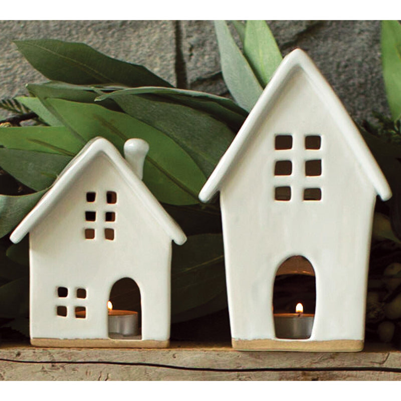 CERAMIC TEALIGHT HOUSE - LARGE