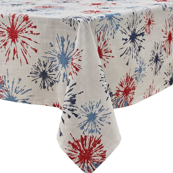 FIREWORKS TABLECLOTH 50" X 50"