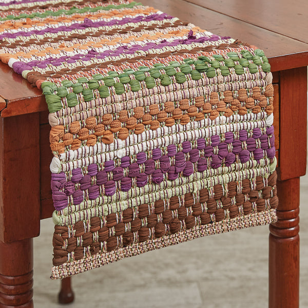 FALL COLORS CHINDI TABLE RUNNER 36" L