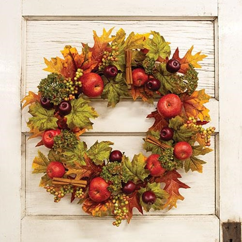 Harvest Apple & Cinnamon Wreath, 24"