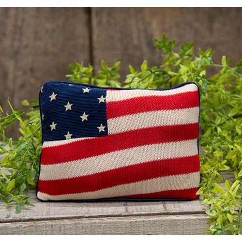 Small American Flag Pillow