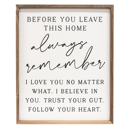 Always Remember Framed Print, 16"x 20"