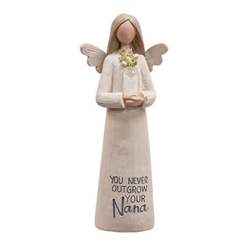 Nana Resin Angel w/ Vase