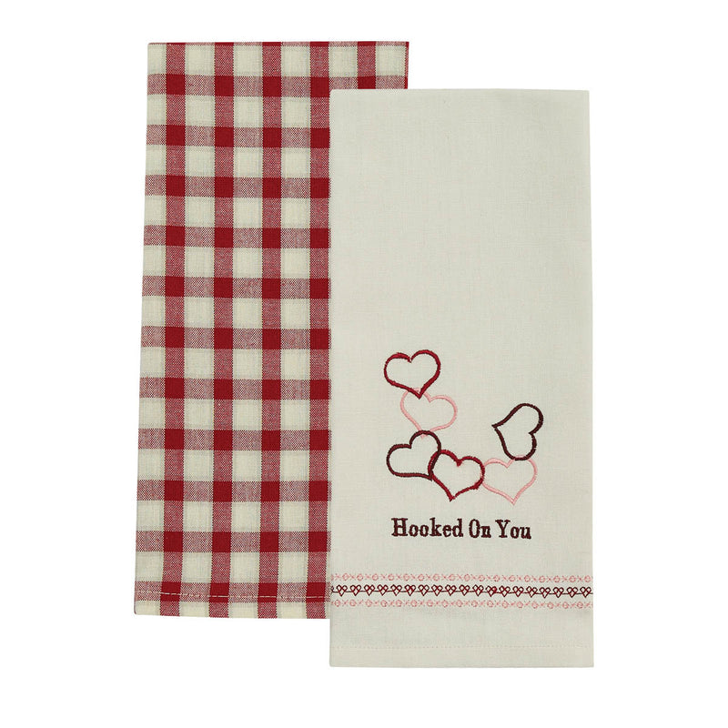 HOOKED ON YOU 2 DISHTOWEL SET