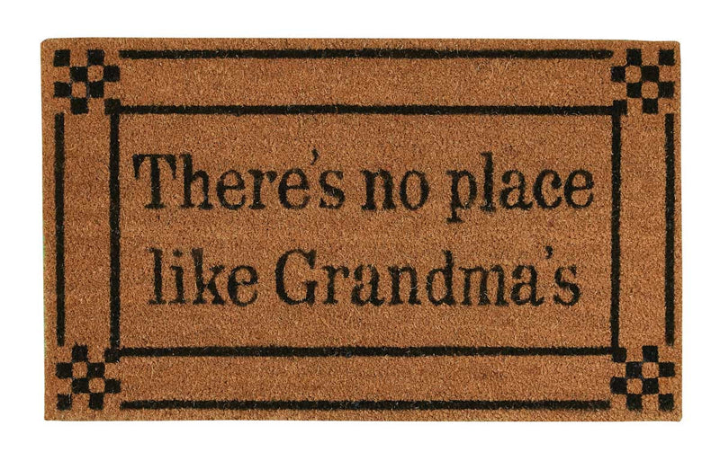 NO PLACE LIKE GRANDMAS DOORMAT