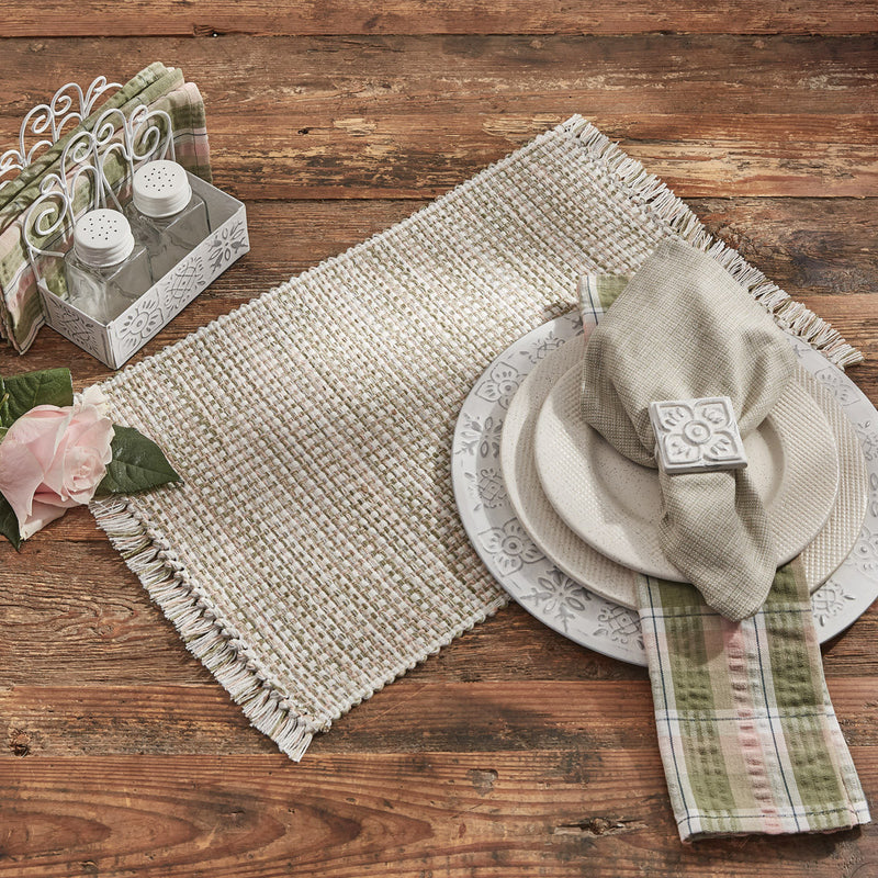 BASKET WEAVE PLACEMAT - MEADOW