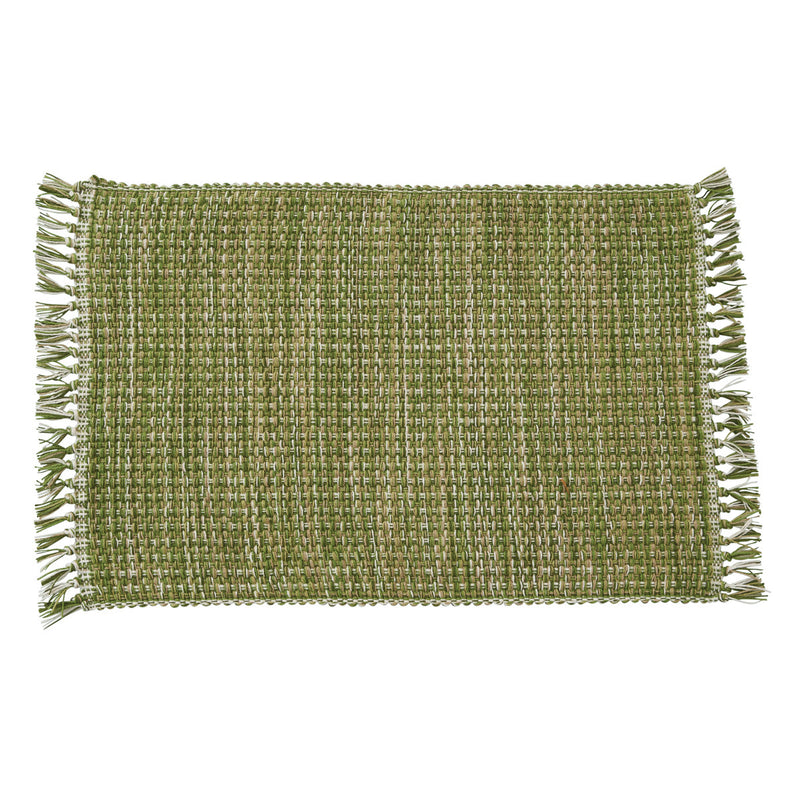 BASKETWEAVE PLACEMAT - EVERGREEN