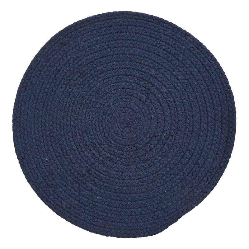 ESSEX ROUND PLACEMAT - NAVY