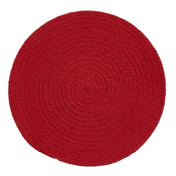 ESSEX ROUND PLACEMAT - RED