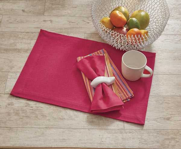 ELEMENTS PLACEMAT - FUCHSIA