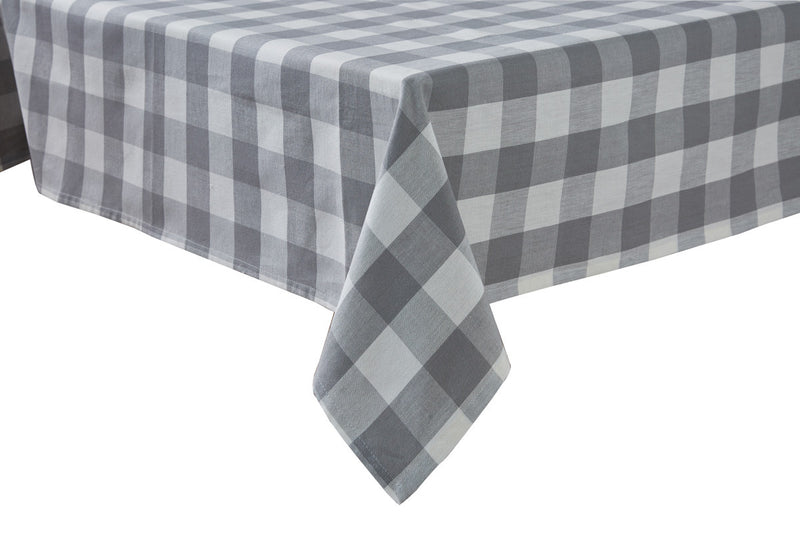 WICKLOW CHECK TABLECLOTH - DOVE