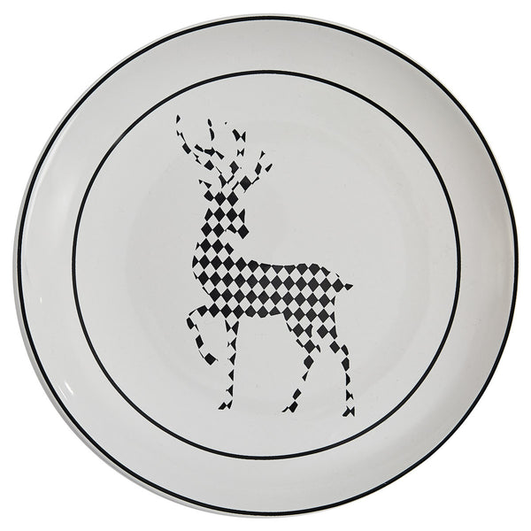 HARLEQUIN DEER SALAD PLATE