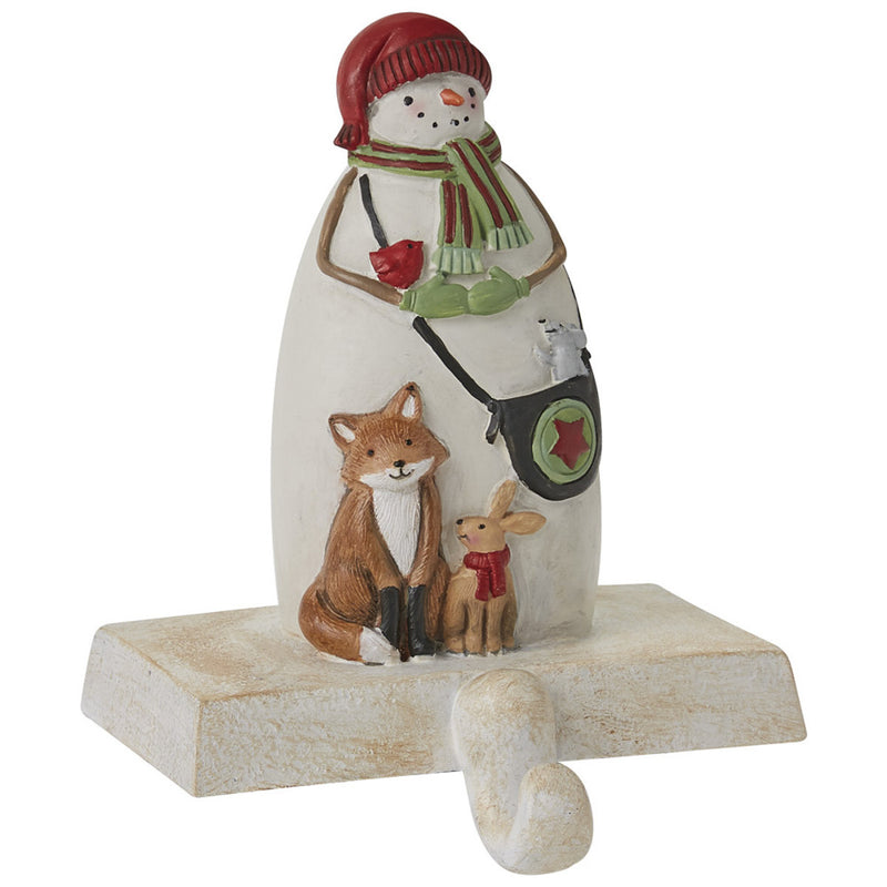 SNOWMAN STOCKING HANGER