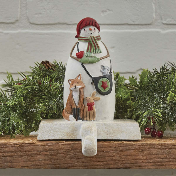 SNOWMAN STOCKING HANGER