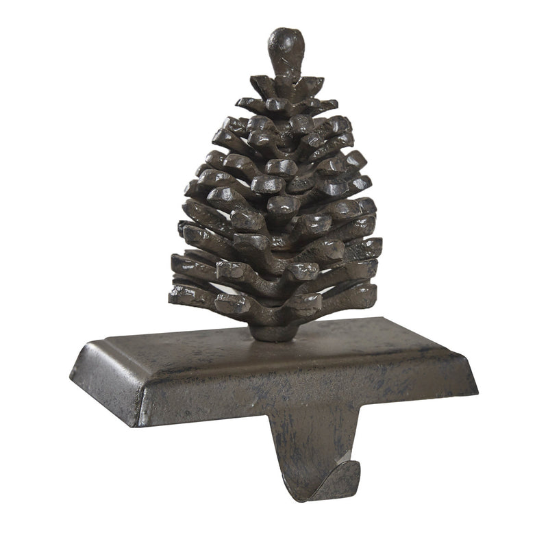 PINECONE STOCKING HANGER