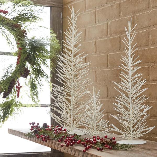 WHITE METAL TREE - LARGE