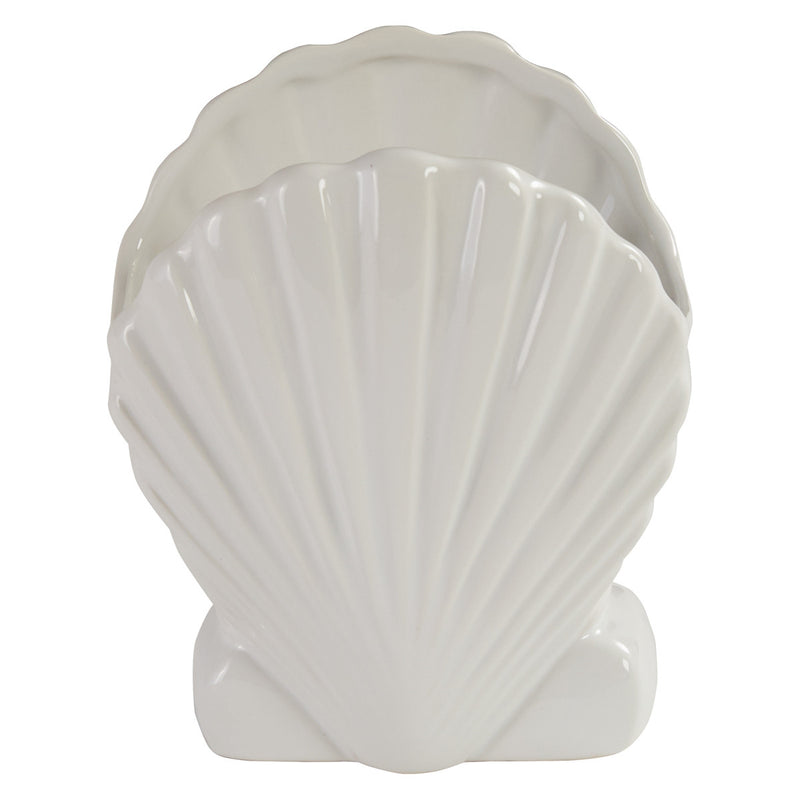 SEASHELL UTENSIL HOLDER