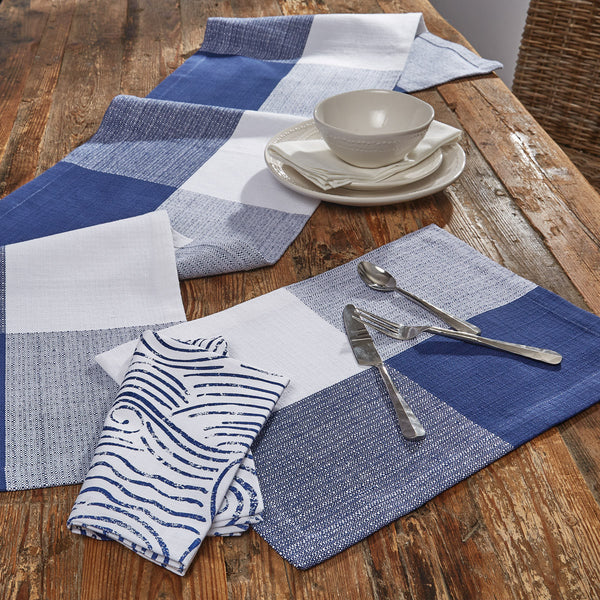 BLOCK CHECK WOVEN PLACEMAT