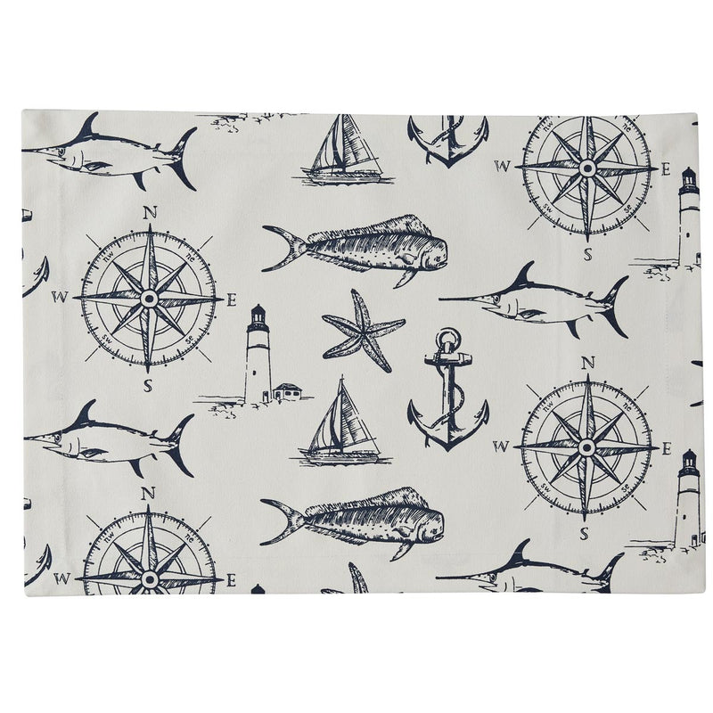 CAPTAIN'S QUARTERS PLACEMAT - NATURAL