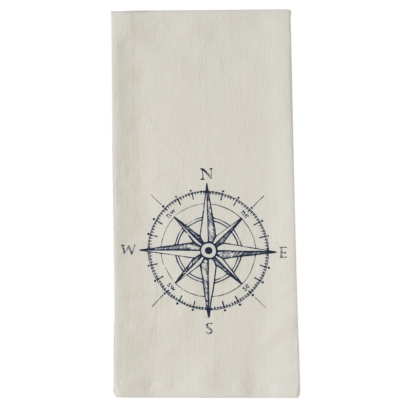 CAPTAIN'S QUARTERS COMPASS DISHTOWEL