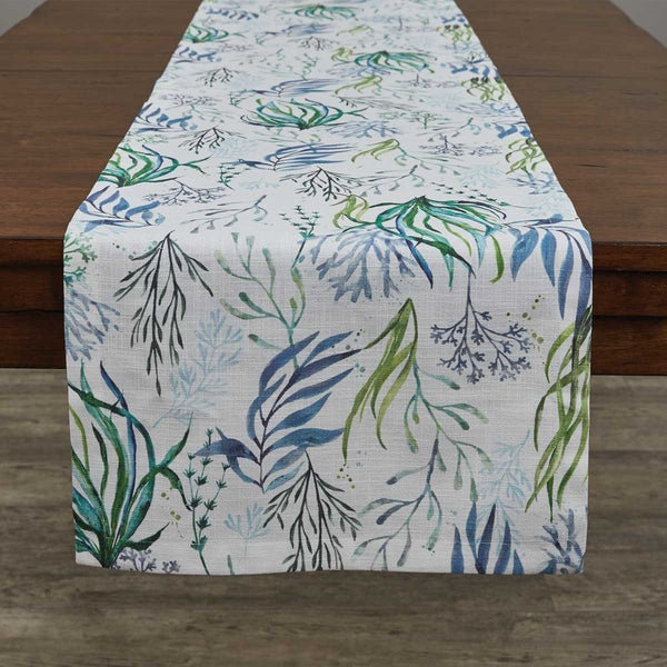 OCEANA PRINT TABLE RUNNER 72"L