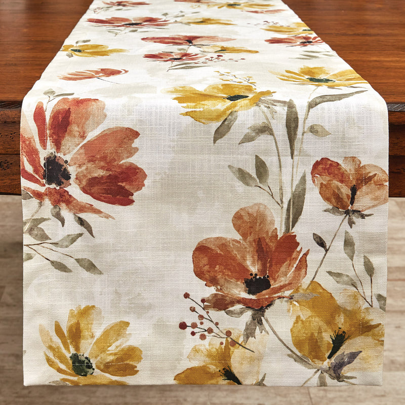 PHOENIX FLORAL TABLE RUNNER 72" L