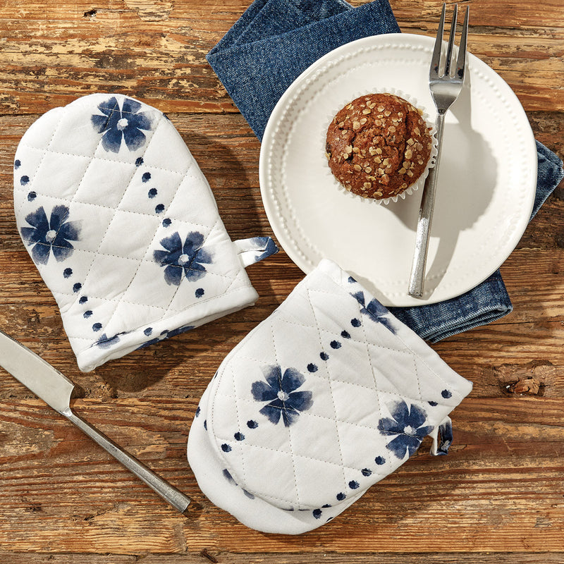 BLUE DAISY MINI MITT