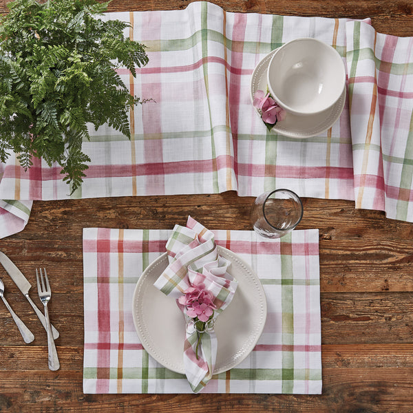 BELLA WATERCOLOR PLAID PLACEMAT