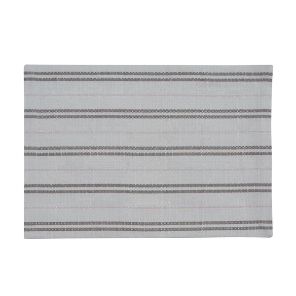 RAILROAD STRIPE WOVEN PLACEMAT - SPRING