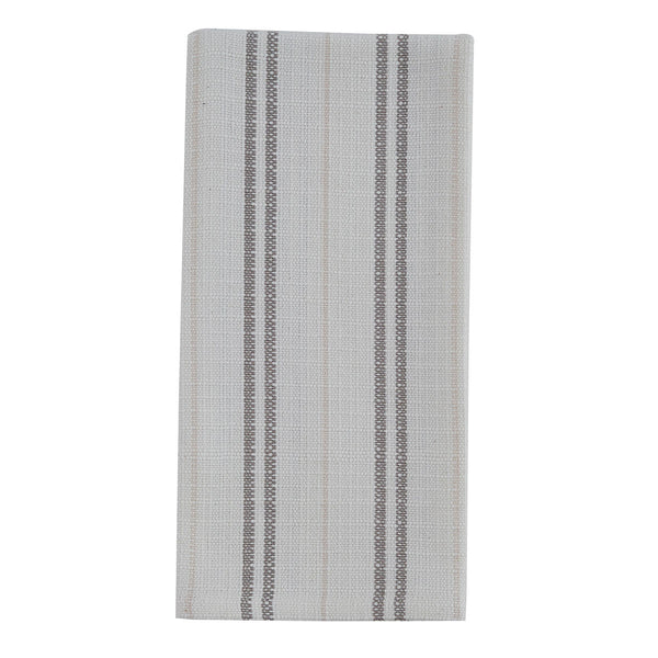 RAILROAD STRIPE WOVEN TOWEL - SPRING