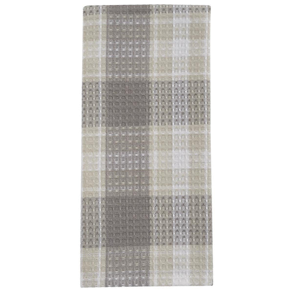 WEATHERED OAK WAFFLE DISHTOWEL