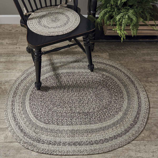 HARTWICK BRAIDED OVAL RUG - 32" X 42"