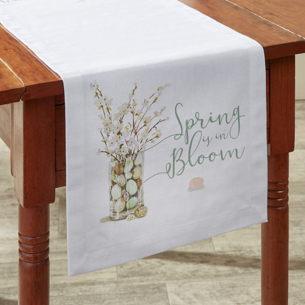 SPRING IN BLOOM TABLE RUNNER 36"L