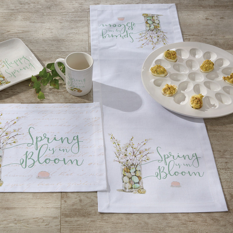 SPRING IN BLOOM TABLE RUNNER 36"L