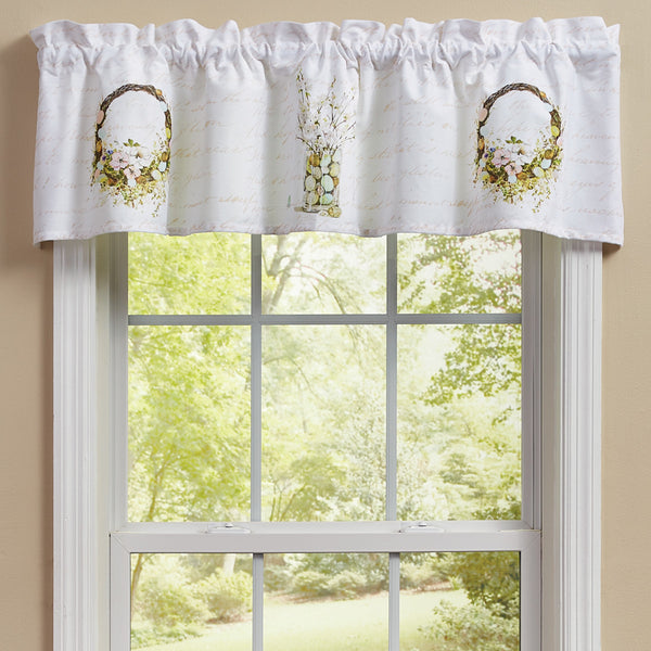 SPRING IN BLOOM VALANCE 14"L