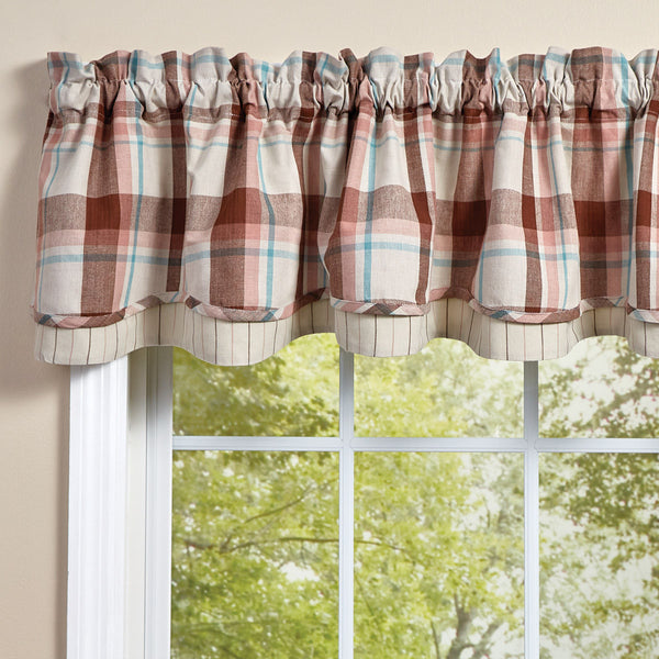 MOUNTBATTEN LINED LAYERED VALANCE 16" L