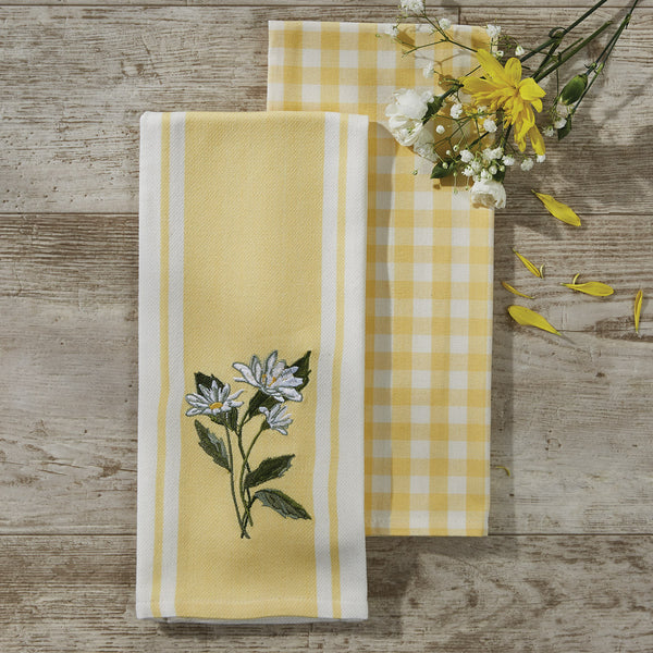 FOREVER SPRING 2 DISHTOWEL SET-YELLOW