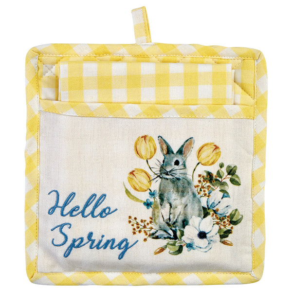 FOREVER SPRING POCKET POTHOLDER SET