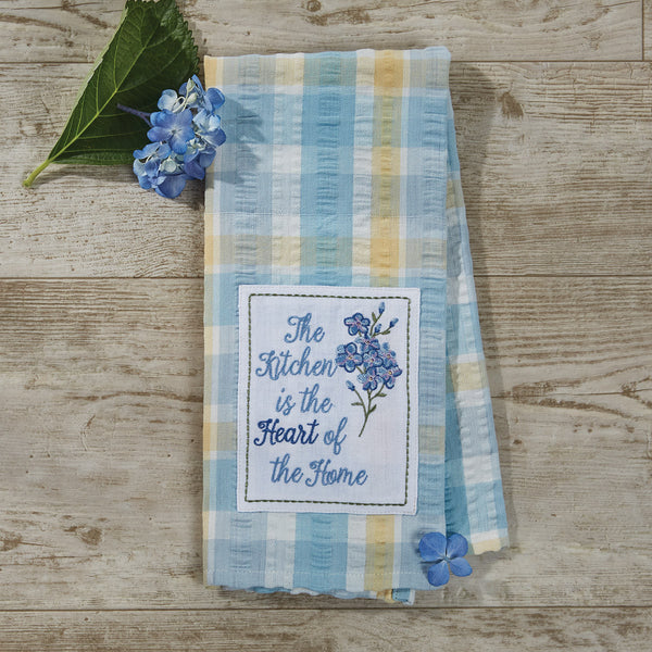 FORGET ME NOT DECORATIVE DISHTOWEL