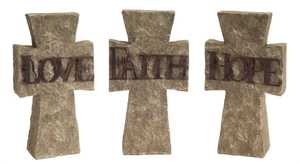 Love Faith Hope Cross Set