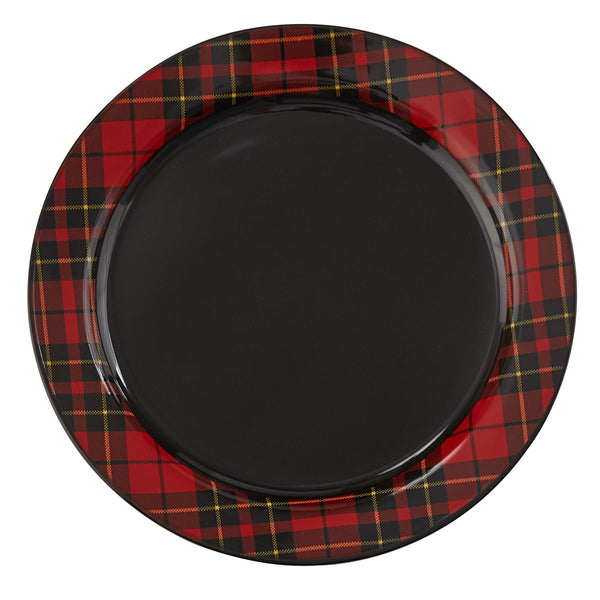 SPORTSMAN PLAID DINNER PLATE